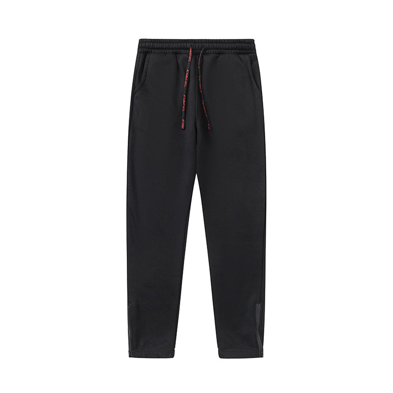 Trapstar Script Zip Through Hoodie Tracksuit [Black/Red]