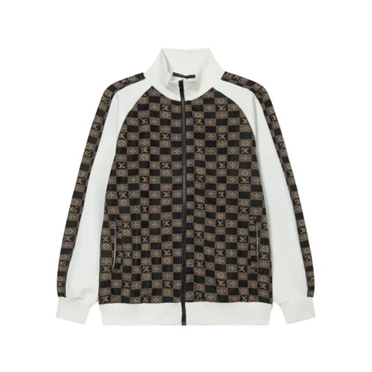 LV Checkerboard Coat [White]