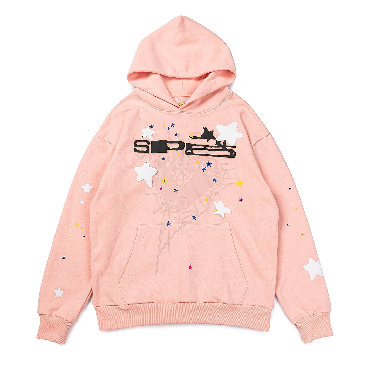 Sp5der SP5 Hoodie [Pink & Green]