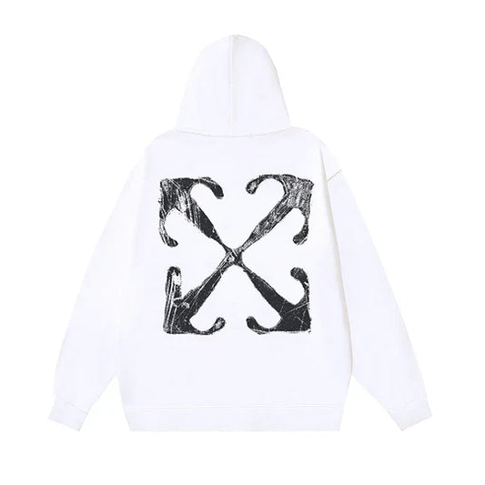 Off-White Retro Arrow Hoodie [White/Black]