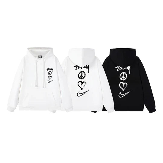 Nike x Stussy Joint Hoodie [White & Black]
